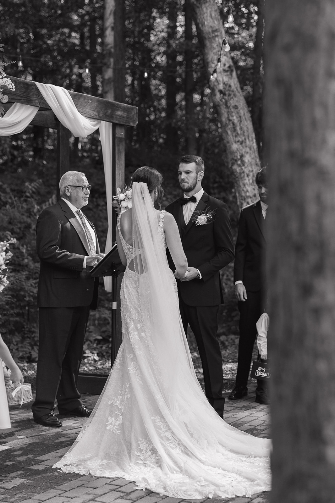 Wedding reception moment