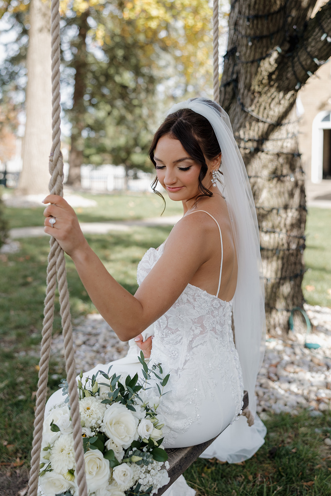 Wedding day portrait